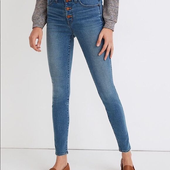 Madewell 10” High Rise Skinny Jeans - Picture 2 of 14